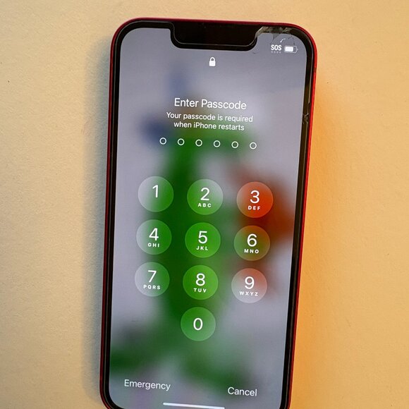 IPHONE 13 MINI  128GB Cherry Red WORKS PERFECTLY! - Picture 4 of 16